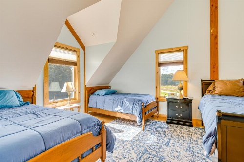 Spacious and Secluded Forksville Home Fire Pit image 15