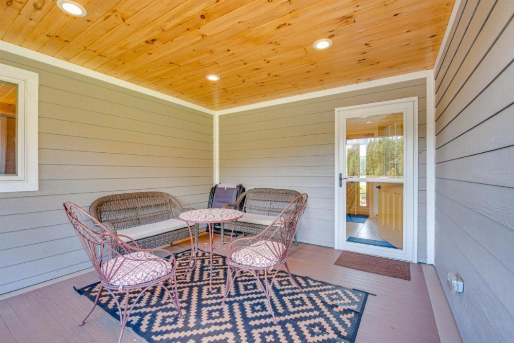 Spacious and Secluded Forksville Home Fire Pit Image 26