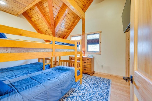 Spacious and Secluded Forksville Home Fire Pit image 40