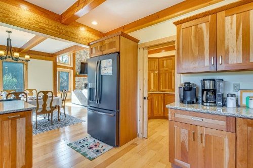 Spacious and Secluded Forksville Home Fire Pit image 8